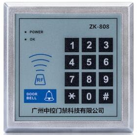 中控密码门锁 ID刷卡门禁ZK-808